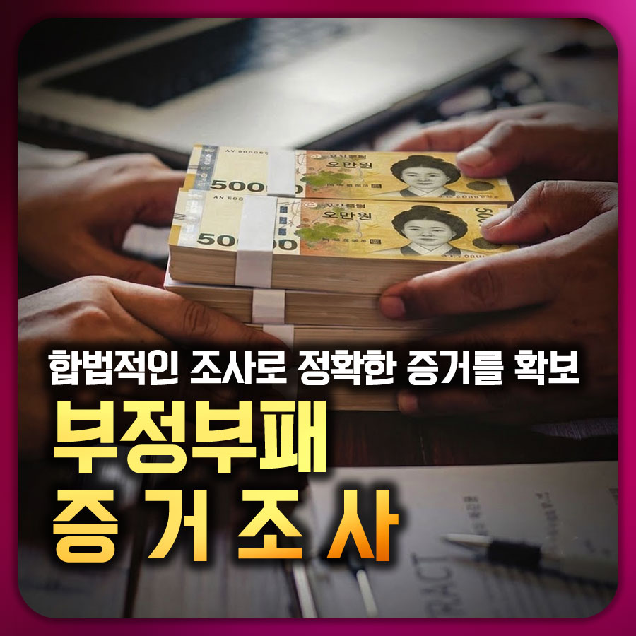전직 형사 및 대형 로펌 연계를 통해 의뢰인들이 사각지대에 놓이지 않게끔 체계적인 서비스를 제공합니다.